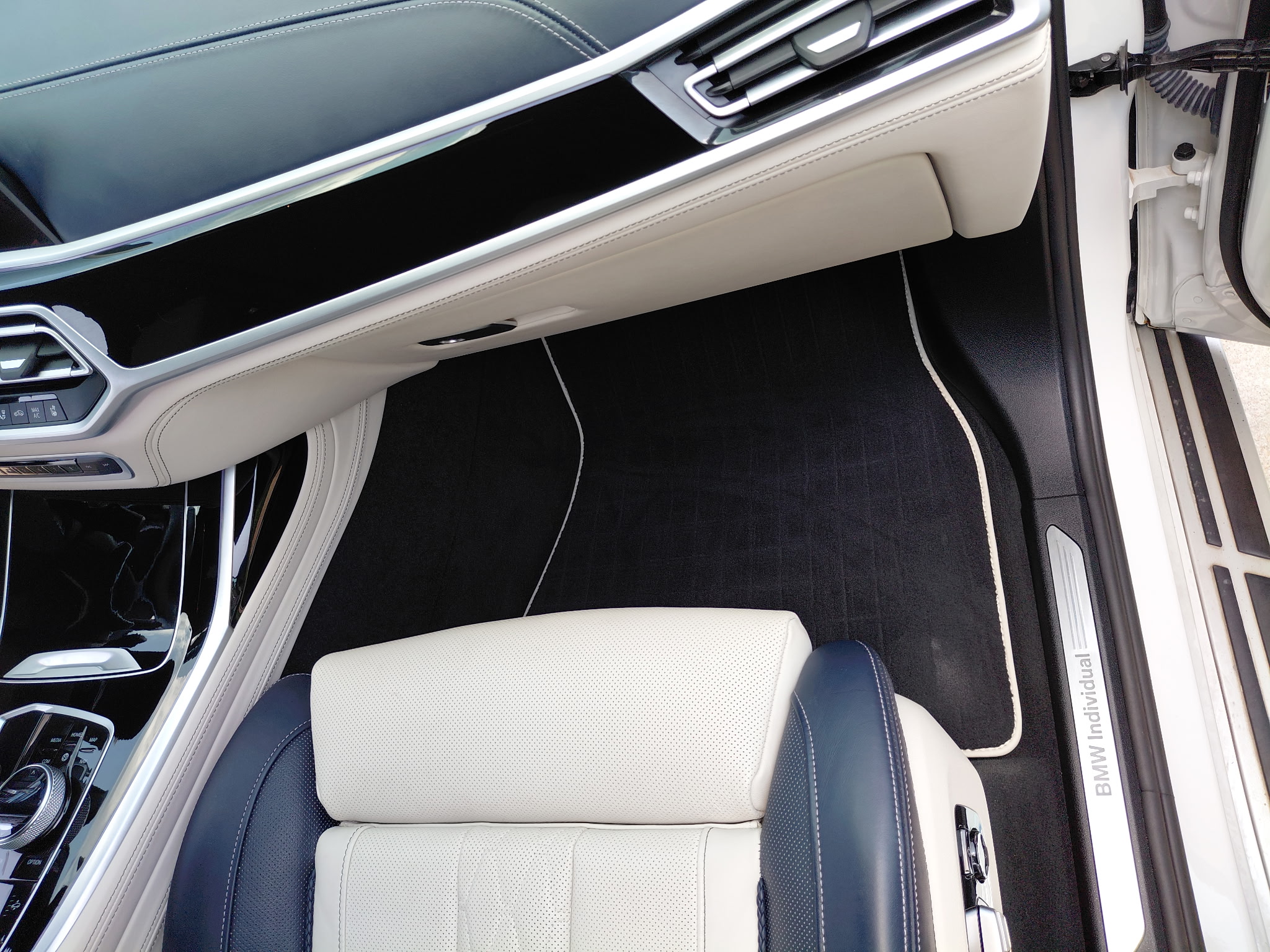 BMW interior carpet and seats